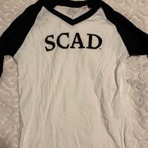 SCAD 3/4 sleeve length t shirt